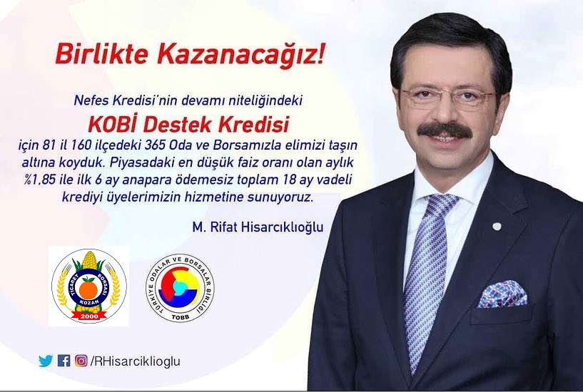 KOBİ DESTEK (NEFES) KREDİSİ HAKKINDA DUYURU.. [24.09.2018]