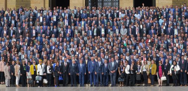 TOBB 73. GENEL KURULUNDA KOZAN TİCARET BORSASI MECLİS ÜYELERİ  ATANIN HUZURUNDA [23.05.2017]
