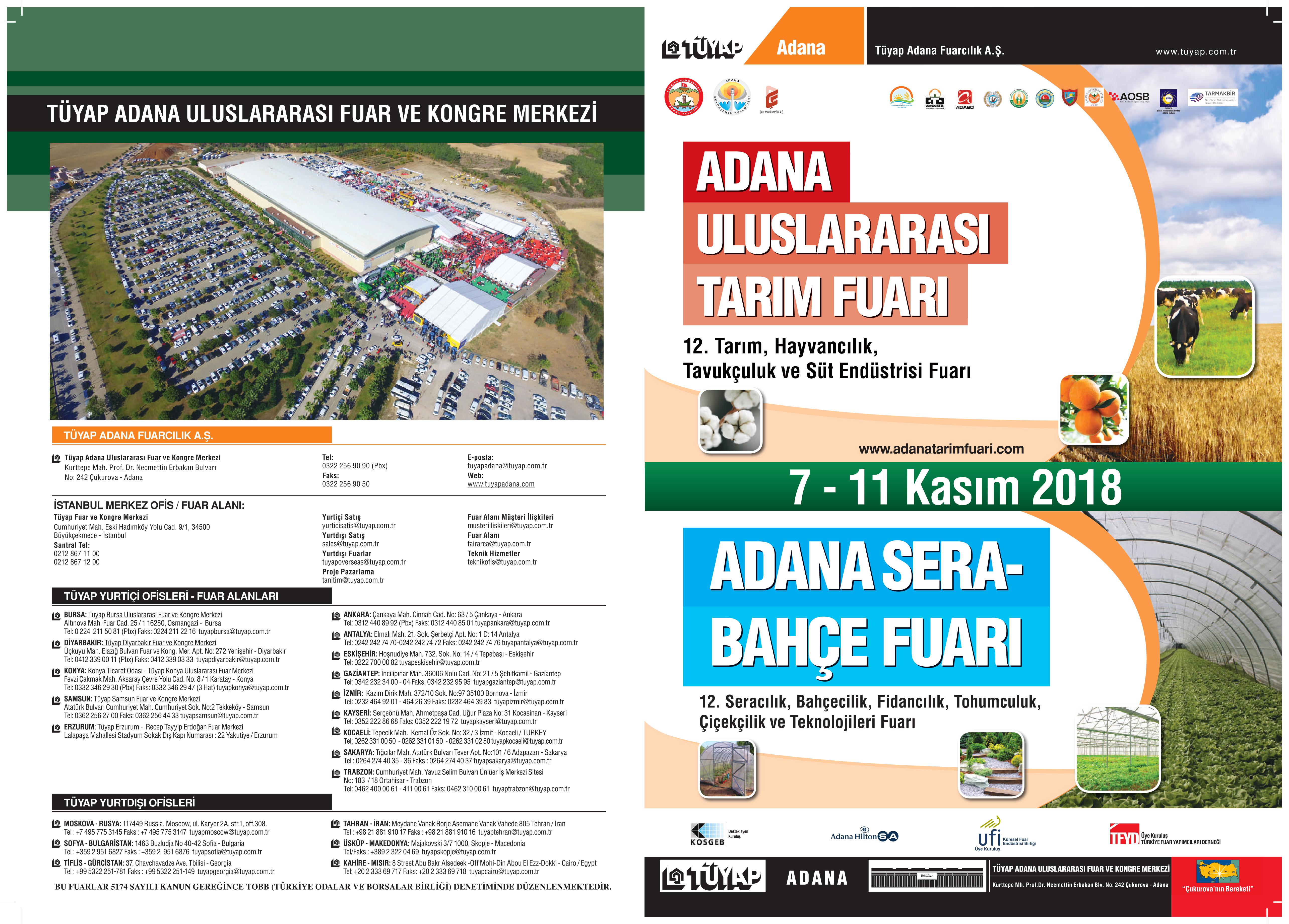 Adana Uluslar Arası Tarım Fuarı [4.09.2018]